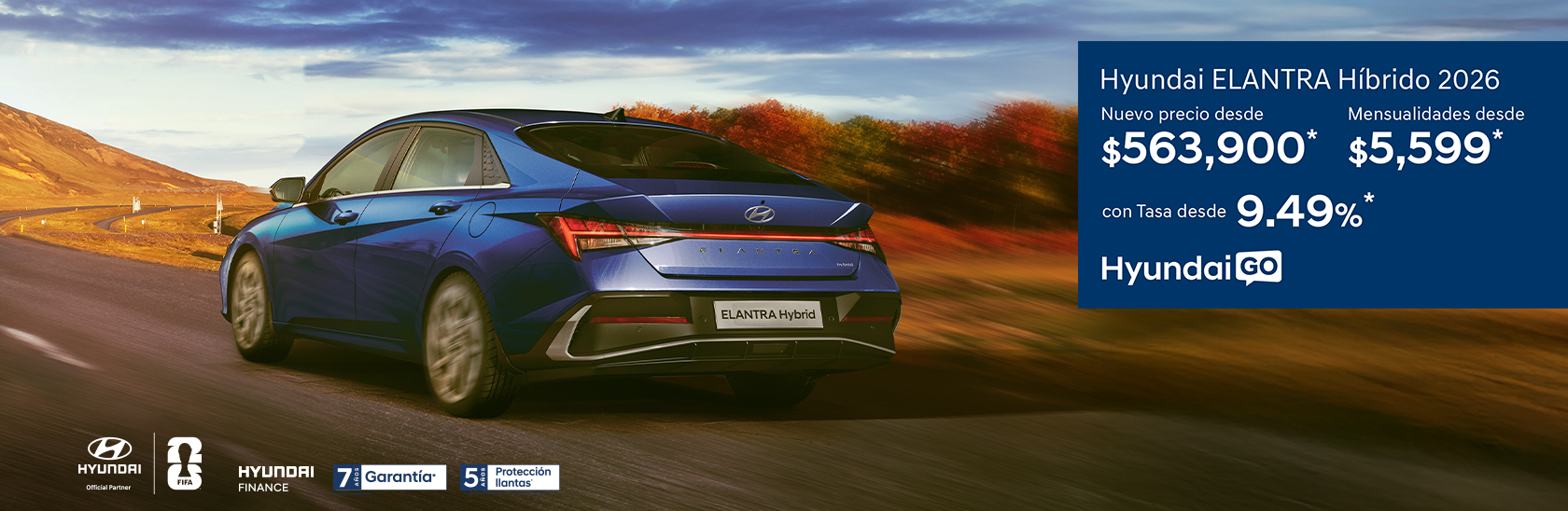 Promoción Elantra Híbrido 2025 octubre Hyundai Go