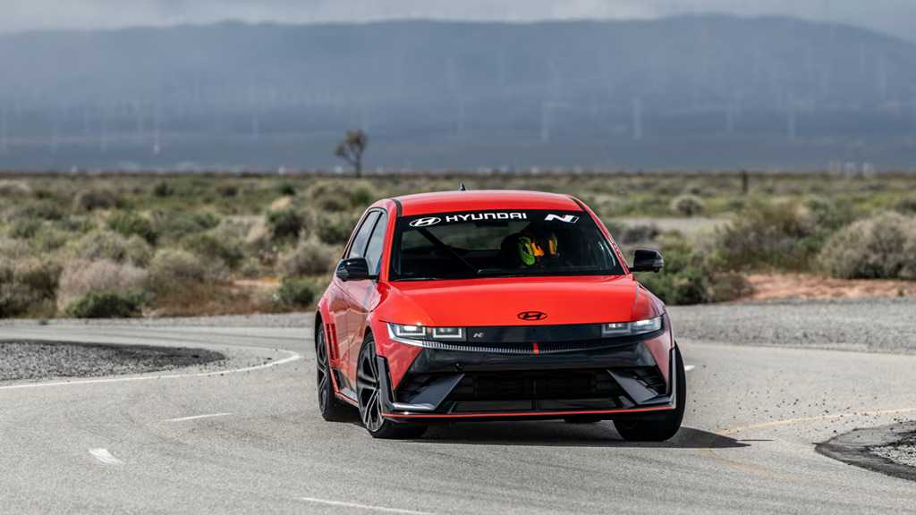 IONIQ 5 N equipado para competir en Pikes Peak.