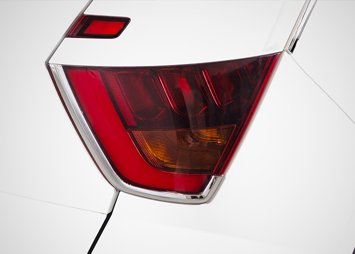 Moldura de cromo luces traseras inferiores Hyundai