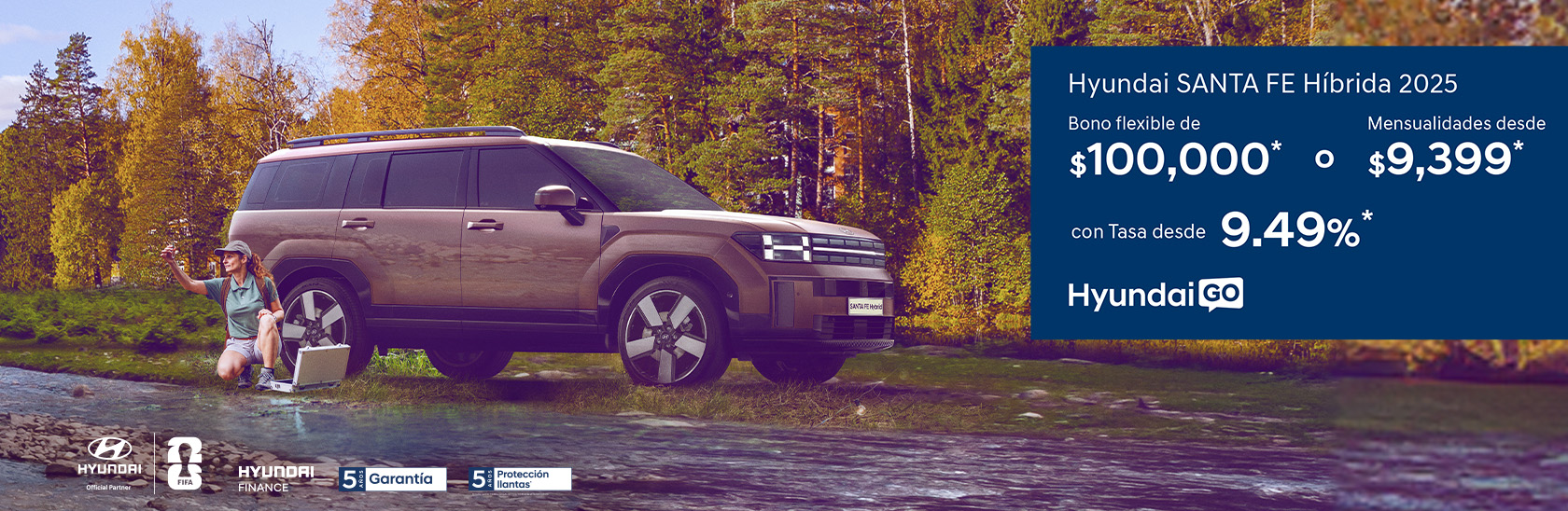 Promoción Santa Fe Híbrida 2025 Hyundai Go octubre