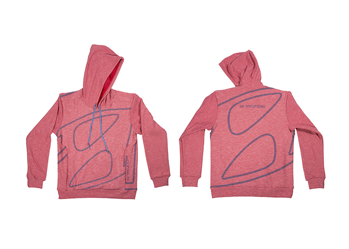 Red Hoodie M Hyundai