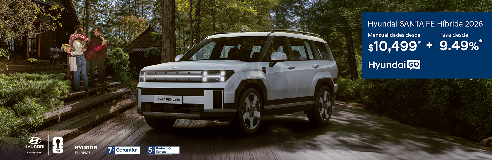 Promoción Santa Fe Híbrida 2025 Hyundai Go diciembre