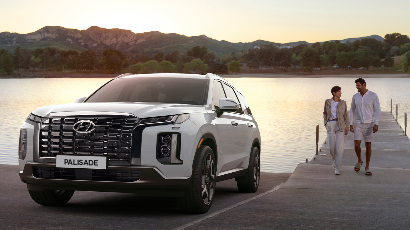 Hyundai Palisade color blanca