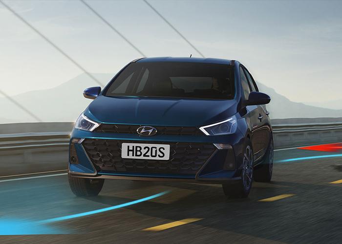 Hyundai HB20 Hatchback mostrando el Control de Estabilidad (ESC)