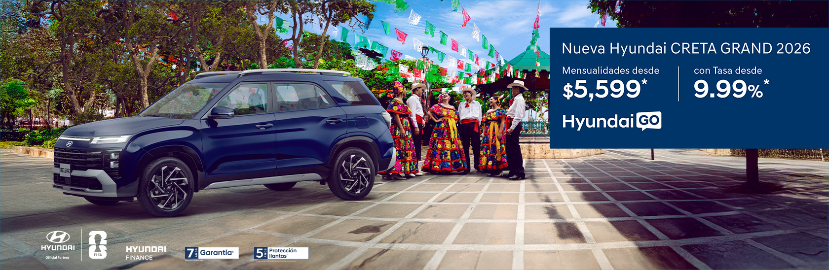 Creta Grand oferta septiembre  2025 con Hyundai Go