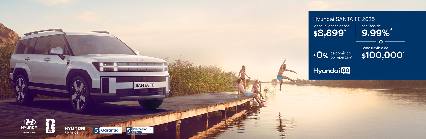 Oferta Santa Fe 2025 julio Hyundai Go