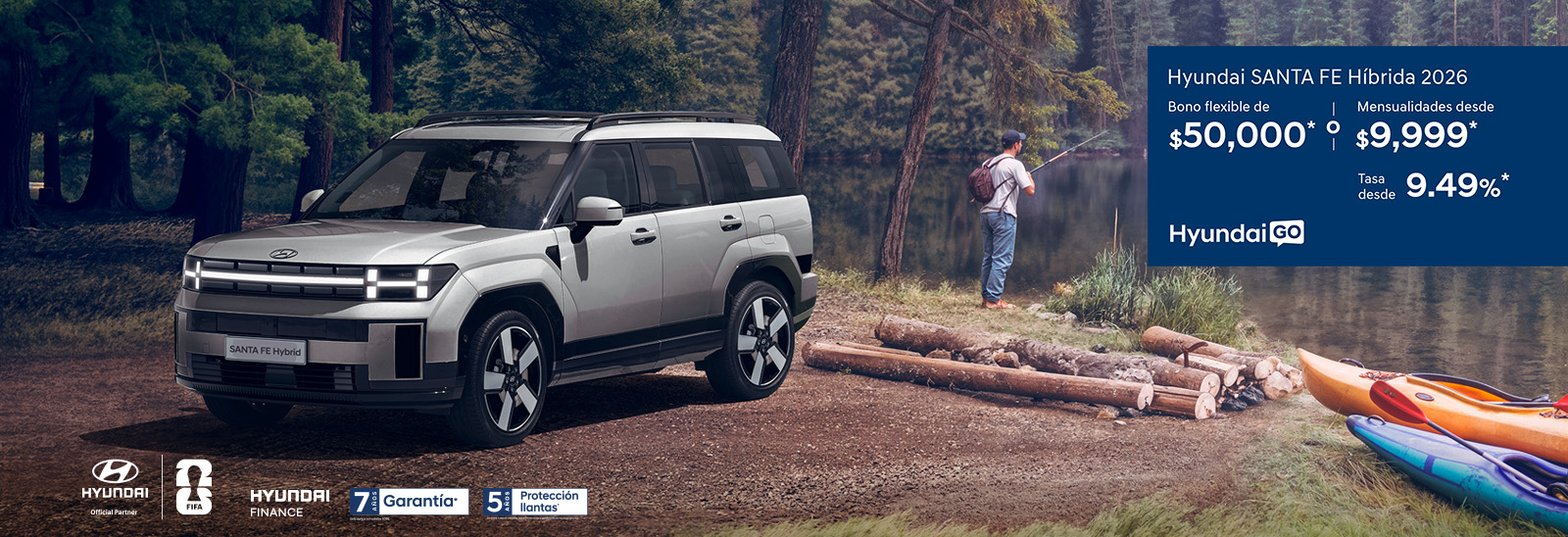 Promoción Santa Fe Híbrida 2025 Hyundai Go enero 2026