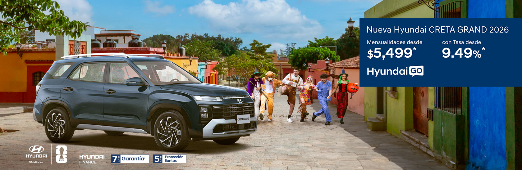 Creta Grand oferta octubre  2025 con Hyundai Go