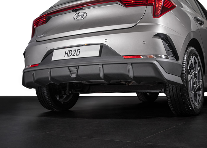 Difusor trasero con cortinas de aire delanteras Hyundai