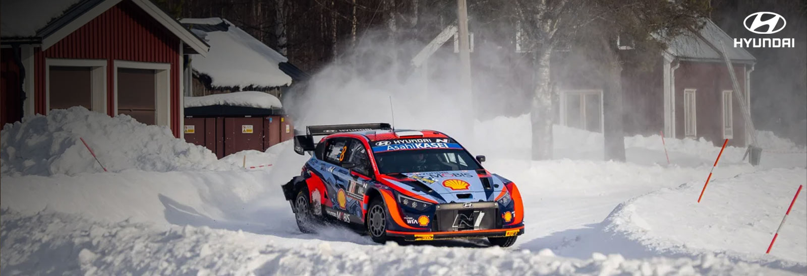 Hyundai i20 N en circuito con nieve