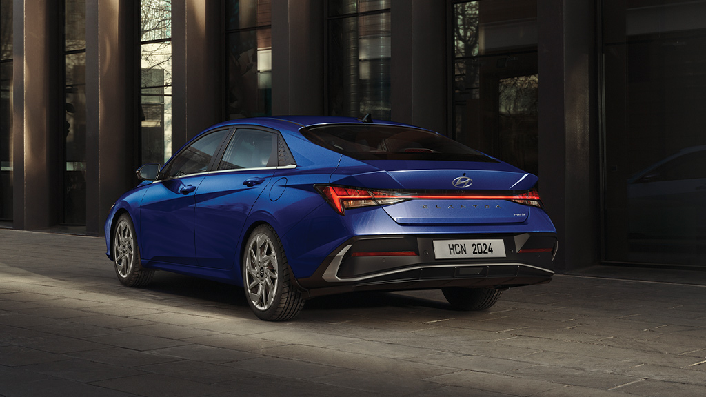 Exterior renovado del nuevo Elantra Híbrido