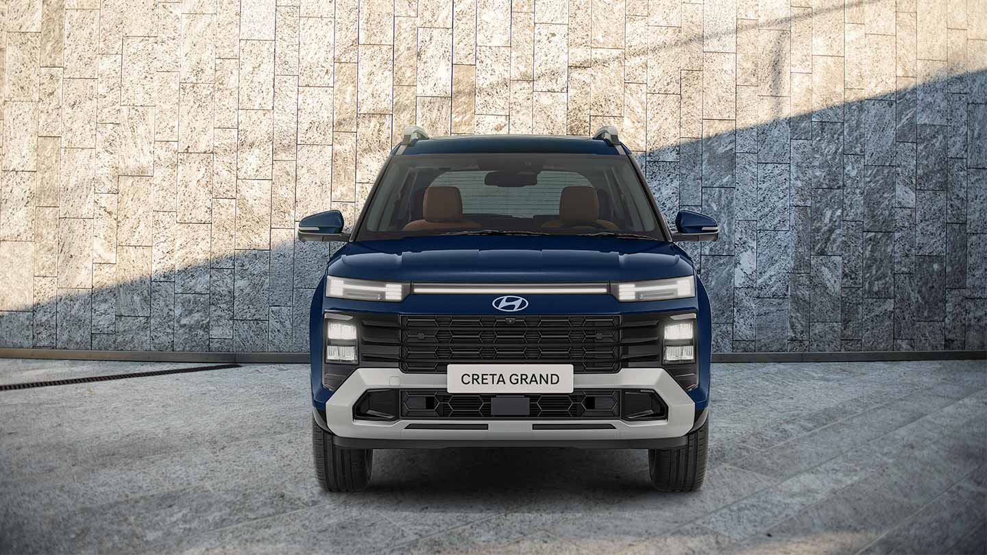 creta SUV faros en forma de H parrilla rediseñada