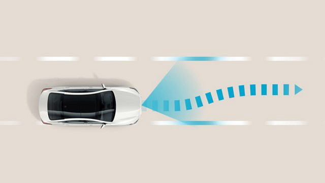 Ilustración para el Sistema de Corrección de Carril (LKA)